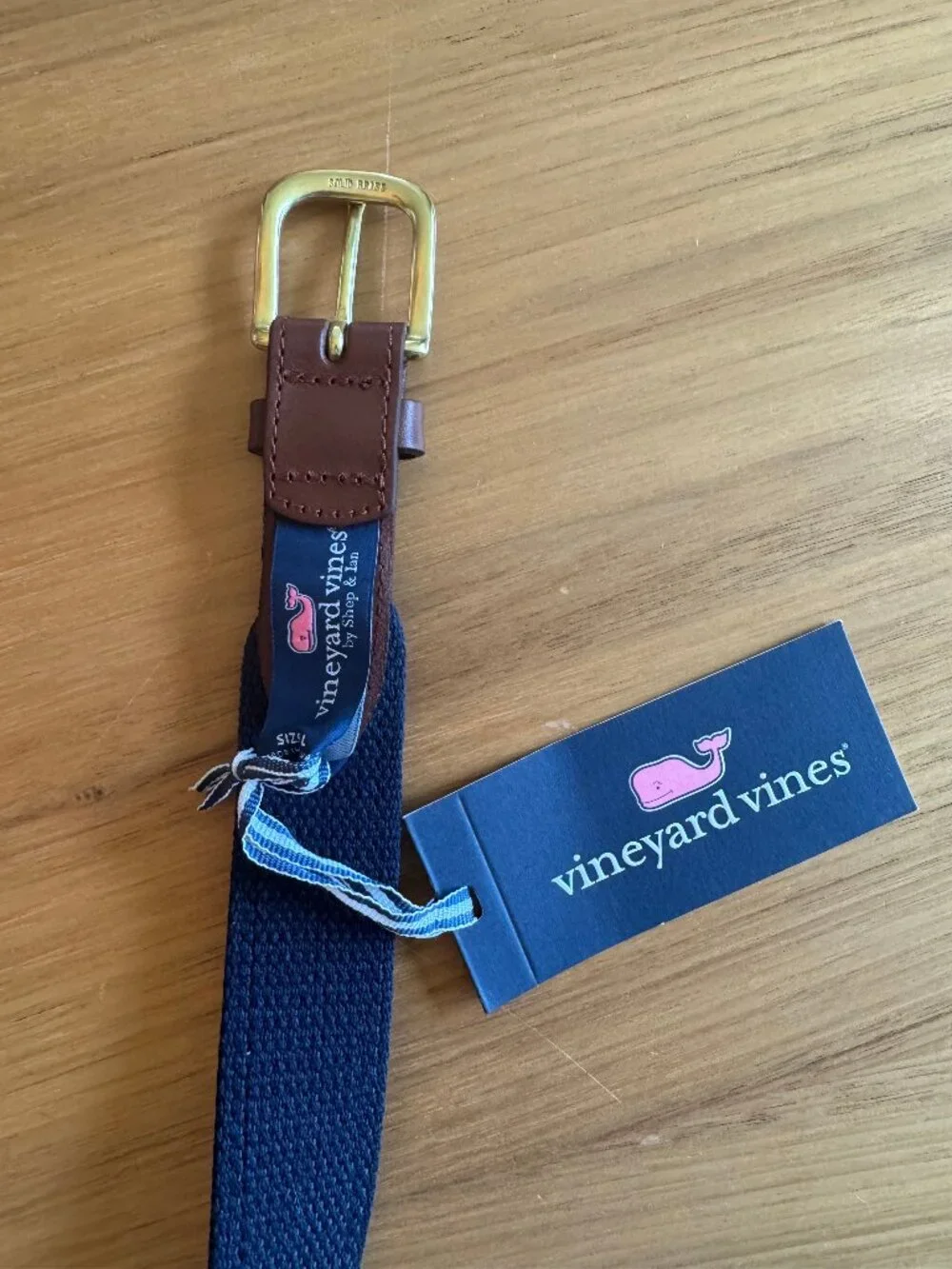 NWT Micro Whale Canvas Club Belt - Boys - Large (28)